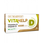 Vitamina D Vitahelp 100mcg 4000UI, 60 capsule, Marnys