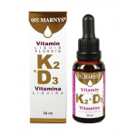 Vitamina K2+D3 Lichida, 30ml, Marnys