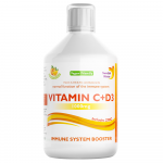Vitamina C + D3 + Zinc, 500ml, Swedish Nutra