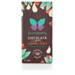 Ciocolata cu lapte si caramel sarat, 100g, Sweeteria