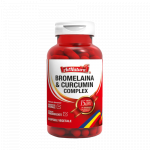 Bromelaina si Curcumin complex, 30 capsule, AdNatura