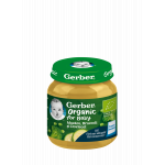 Mazare cu brocoli si dovlecel +4 luni, 125g, Gerber