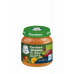 Mar cu piersica si caisa +4 luni, 125g, Gerber