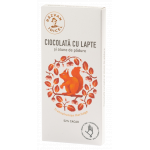 Ciocolata 54% cacao cu lapte si alune de padure, 80g, Razvan Idicel