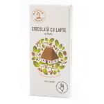 Ciocolata 54% cacao cu lapte si fistic, 80g, Razvan Idicel