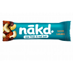 Baton cu caramel sarat raw vegan, 35g, Nakd