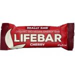 Baton cu cirese raw Lifebar Bio, 47g, Lifefood