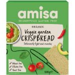 Crispbread crocante cu legume fara gluten Bio, 100g, Amisa