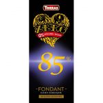 Ciocolata neagra fara zahar si gluten 85% cacao Zero, 100g, Torras