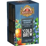 Ceai asortat Pomegranate & Blueberry, 20 plicuri, Basilur
