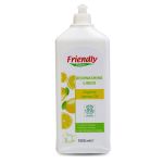 Detergent de vase manual cu lamaie, 1000ml, Friendly Organic