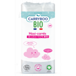 Dischete din bumbac dreptunghiulare BIO, 70 bucati, Carryboo