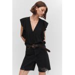 Bluza de sifon cu decolteu in V Sandro
