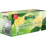 Ceai verde cu lamaie, 20 plicuri, Vadda