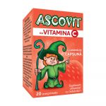 Ascovit cu aroma de capsuni 100 mg, 20 comprimate, Omega Pharma