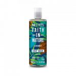 Gel de dus natural hidratant cu cocos, 100ml, Faith in Nature