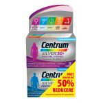 CENTRUM SILVER 50+ PACHET FEMEI*30 CPR + BARBATI*30 CPR 1 + 50% LA AL DOILEA PRODUS