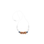 Colier dentitie din silicon fara BPA Bronze Sand, 1 bucata, EasyCare Baby