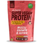 Proteina bio fructe rosii si goji cu digezyme Super Vegan, 875g, Iswari