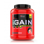 Pudra proteica cu aroma de capsuni iGain, 2750g, Genius Nutrition