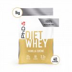 Pudra proteica cu aroma de vanilie Diet Whey, 1kg, PhD