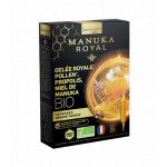 Laptisor de matca Propolis Polen Manuka Bio, 20 fiole, Santarome Bio