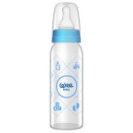 Biberon sticla cu tetina din silicon rotunda, 250ml, Wee Baby