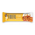 Baton proteic cu 9 vitamine Choco Peanut & Caramel Bar, 55g, Fulfil Nutrition