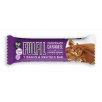Baton proteic cu 9 vitamine Chocolate and Caramel Cookie Dough, 55g, Fulfil Nutrition