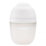 Biberon anticolici cu tetina din silicon 100% Breast-Like Ivory, 210ml, Mombella