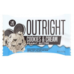 Baton proteic cu aroma de biscuiti cu crema si unt de arahide, 60g, Outright