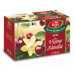 Ceai de visine si vanilie, 20 plicuri, Fares