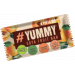 Baton fara gluten din soia cu caise Yummy, 40g, Soco