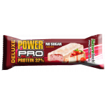 Baton energizant Strawberry Cheesecake Power Pro Deluxe, 80g, Nature Tech