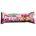 Baton energizant cu fructe de padure si nuci Protein & Nuts, 45g, Nature Tech