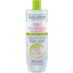 Apa micelara pentru demachierea tenului mixt spre gras, 500ml, Evoluderm