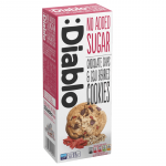 Biscuiti fara zahar cu bucatele de ciocolata si merisoare, 135g, Diablo
