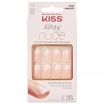 Unghii false Salon Acrylic Cashmere Medium Squoval, 28 de bucati, Kiss