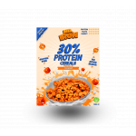Cereale cu 30% proteina fara zahar low-carb gluten free si vegane Caramel Sarat, 250g, Mr. Iron