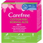 Absorbante zilnice Normal Aloe, 56 bucati, Carefree