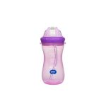 Cana colorata cu pai, 240ml, Wee Baby
