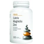 Calciu Magneziu Zinc, 100 comprimate, Alevia
