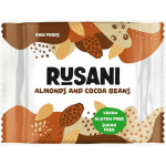 Biscuiti vegani cu migdale si boabe de cacao, 40g, Rusani