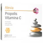 Propolis cu vitamina C si echinaceea, 20 comprimate, Alevia