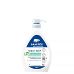 Crema de sapun parfumat Green Aloe, 1000ml, Sanitec