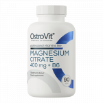 Magneziu Citrat 400mg + B6, 90 tablete, OstroVit