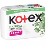 Absorbante Natural Super, 7 bucati, Kotex