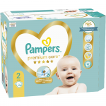 Scutece Premium Care Nr. 2 pentru 4-8 kg, 136 bucati, Pampers