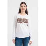 Bluza de bumbac cu imprimeu logo