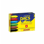 Creioane Cerate Soft, Cutie Carton, 6 Culori/cutie, Alpino Dacs